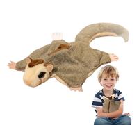 Sugar Glider en Peluche, Mignon Poupée Moelleuse en Peluche D'écureuil, Drôle De Jeu De Sucre Magnétique pour Les Adultes, Dessin Animal en Peluche, Jouet Compagnon Apaisant Créatif Filles