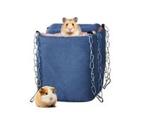 Sugar Glider Hammock, Ferret Bed Squirrel Nest, Warm Squirrel Bed, Sugar Glider Bed Hamster Swing, Pet Hammock Cage, Easy to Use, Portable for Small Animal Cage Accessories