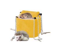 Sugar Glider Hammock, Ferret Bed Squirrel Nest, Warm Squirrel Bed, Sugar Glider Bed Hamster Swing, Pet Hammock Cage, Easy to Use, Portable for Small Animal Cage Accessories