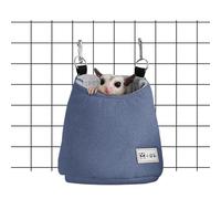 Sugar Glider Pouch - Lit suspendu pour cage - Nid pour petits animaux | Tapis de couchage à bascule doux amovible - Station de confort confortable pour hamster, hamster syrien, échelle à sucre