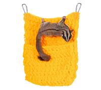 Sugar Glider Sleep Pouch - Hangable Small Animal Hiding Bag, Soft c0zy Nest Bed, Comfortable Shelter For Pets, Portable Hammock, Warm Sleeping Bag | Pouch For Cold Weather | Home Apartment Bedroom | L