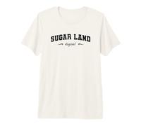Sugar Land Texas Retro Nom de Ville Natale Sugar Land T-Shirt Haut de Gamme