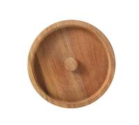 Sugar Lime Rimmer - Plat d'assaisonnement circulaire, Shaper de Cocktail Edge | Organisateur de boisson professionnelle de la station de saveur en bois, portable Mixing Utility Decoration Tray