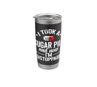 Sugar Pill I'm Unstoppable Gobelet isotherme en acier inoxydable double paroi