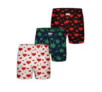 Sugar Pine Boxers avec des imprimés à motifs amusants en 100 % coton, M