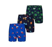 Sugar Pine Boxers avec imprimés amusants en 100 % coton, L