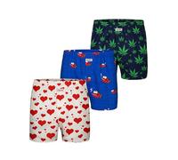 Sugar Pine Boxers avec imprimés amusants en 100 % coton, S