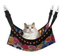 Sugar Skeletons And Parties Hamac imprimé pour animal domestique - Hamac de couchage pour chats, lapins, furets, chiots, petits animaux