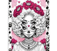 SUGAR SKULL * COMPOSITION NOTEBOOK Journal Diary-Day of the Dead Dia De Los Muertos Latin Celebration Holiday Halloween- Latina Cosmetic Illusion: ... High School College Ivy League University