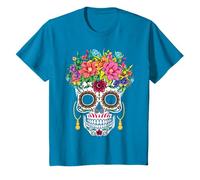Sugar Skull Day of The Dead Dia De Los Muertos Halloween T-Shirt