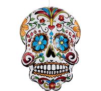 Sugar Skull gonflable à suspendre Jour des Morts Déco multicolore 100cm