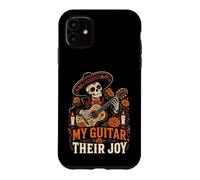 Sugar Skull Mariachi My Guitar Their Joy Saying Coque pour iPhone 11