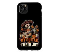 Sugar Skull Mariachi My Guitar Their Joy Saying Coque pour iPhone 11 Pro Max