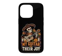 Sugar Skull Mariachi My Guitar Their Joy Saying Coque pour iPhone 13 Pro