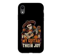 Sugar Skull Mariachi My Guitar Their Joy Saying Coque pour iPhone XR