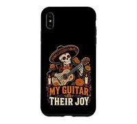 Sugar Skull Mariachi My Guitar Their Joy Saying Coque pour iPhone XS Max