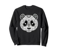 Sugar Skull Panda Dia De Los Muertos Jour des Morts Vintage Sweatshirt