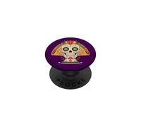 Sugar Skull Taco Day of The Dead Funny Taco Lover PopSockets PopGrip Adhésif