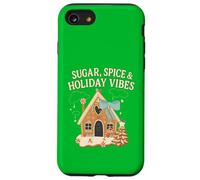 Sugar Spice Holiday Vibs Gingerbread Christmas Party Santa Coque pour iPhone SE (2020) / 7/8