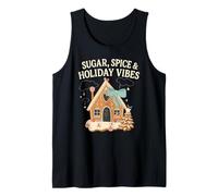 Sugar Spice Holiday Vibs Gingerbread Christmas Party Santa Débardeur