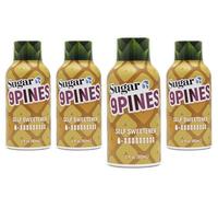Sugar Splash Faites-vous plus sucré avec Sugar Splash - 9Pines Ananas Shot and Cocktail Blender (lot de 4) - Pour homme et femme - Goûtez mieux avec la puissance de 9 ananas entiers