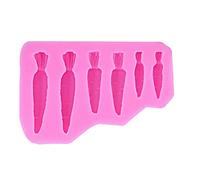 Sugarcraft Emporte-pièce en silicone de qualité alimentaire en forme de carotte