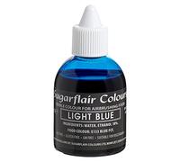 Sugarflair Airbrush Colouring Colorant Alimentaire, Light Blue, 60 ml | Colorant alimentaire liquide comestible, Colorant pour aérographe, Gâteaux, Cupcakes, Glaçage et décorations de gâteaux