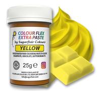 Sugarflair Colourflex Extra Paste, Colorant Alimentaire, Yellow, 25g