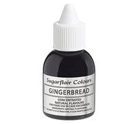Sugarflair Colours 100 pour cent Natural Flavour Gingerbread - Arôme Alimentaire Liquide pour Gâteaux, Cupcakes, Glaçages, Pâtisserie, Biscuits - Arôme Intenses - 30 ml