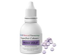 Sugarflair Colours 100 pour cent Natural Flavour Parma Purple Kosher - Arôme Alimentaire Liquide pour Gâteaux, Cupcakes, Glaçages, Pâtisserie, Biscuits - Arôme Intenses - 30 ml