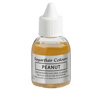 Sugarflair Colours 100 pour cent Natural Flavour Peanut - Arôme Alimentaire Liquide pour Gâteaux, Cupcakes, Glaçages, Pâtisserie, Biscuits - Arôme Intenses - 30 ml