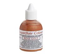 Sugarflair Colours Airbrush Colours Rose Gold - Nourriture Dye Liquide, Peinture Airbrush pour Gâteaux, Cupcakes, Glaçage et Décorations de Gâteaux - 60 ml