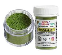 Sugarflair Colours Blossom Tint Dust Gooseberry - Colorant Alimentaire Poudre pour Gâteaux, Pâte à Sucre, Glaçage, Chocolat, Crème au beurre, Macarons - 5g
