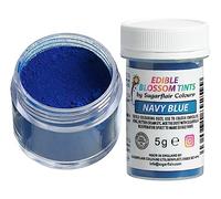 Sugarflair Colours Blossom Tint Dust Navy Blue - Colorant Alimentaire Poudre pour Gâteaux, Pâte à Sucre, Glaçage, Chocolat, Crème au beurre, Macarons - 5g