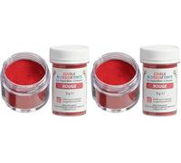 Sugarflair Colours Blossom Tint Dust Rouge - Colorant Alimentaire Poudre pour Gâteaux, Pâte à Sucre, Glaçage, Chocolat, Crème au beurre, Macarons - 5g (Lot de 2)