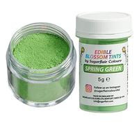 Sugarflair Colours Blossom Tint Dust Spring Green - Colorant Alimentaire Poudre pour Gâteaux, Pâte à Sucre, Glaçage, Chocolat, Crème au beurre, Macarons - 5g