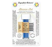 Sugarflair Colours Blossom Tint Dusting Navy Blue - Bleu Marine - Alimentaires Comestibles pour Décorer Pâte de Sucre, Glaçage, Chocolat, Crème au Beurre, Macarons - 7ml