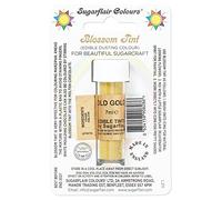 Sugarflair Colours Blossom Tint Dusting Old Gold - Colorant Alimentaire pour Décorer Pâte de Sucre, Glaçage, Chocolat, Crème au Beurre, Macarons - 7ml