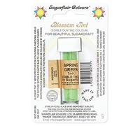 Sugarflair Colours Blossom Tint Dusting Spring Green - Colorant Alimentaire pour Décorer Pâte de Sucre, Glaçage, Chocolat, Crème au Beurre, Macarons - 7ml