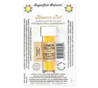 Sugarflair Colours Blossom Tint Dusting Yellow Lemon - Jaune Citron - Alimentaires Comestibles pour Décorer Pâte de Sucre, Glaçage, Chocolat, Crème au Beurre, Macarons - 7ml