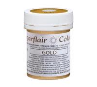 Sugarflair Colours Chocolate Colour Gold - Or - Colorant Alimentaire pour Chocolat pour Colorer le Chocolat, les Pralines - 35g