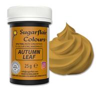 Sugarflair Colours Spectral Concentrated Paste Colours Autumn Leaf, Colorant Alimentaire Pâte, Nourriture Dye pour Fondant et Massepain - 25g