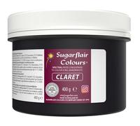 Sugarflair Colours Spectral Concentrated Paste Colours Claret, Colorant Alimentaire Pâte, Nourriture Dye pour Fondant et Massepain - 400g