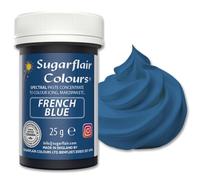 Sugarflair Colours Spectral Concentrated Paste Colours French Blue, Colorant Alimentaire Pâte, Nourriture Dye pour Fondant et Massepain - 25g