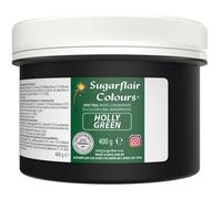 Sugarflair Colours Spectral Concentrated Paste Colours Holly Green, Colorant Alimentaire Pâte, Nourriture Dye pour Fondant et Massepain - 400g