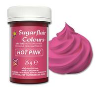 Sugarflair Colours Spectral Concentrated Paste Colours Hot Pink, Colorant Alimentaire Pâte, Nourriture Dye pour Fondant et Massepain - 25g