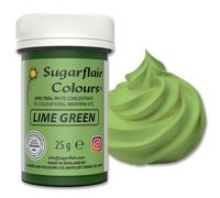 Sugarflair Colours Spectral Concentrated Paste Colours Lime Green, Colorant Alimentaire Pâte, Nourriture Dye pour Fondant et Massepain - 25g