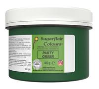 Sugarflair Colours Spectral Concentrated Paste Colours Party Green, Colorant Alimentaire Pâte, Nourriture Dye pour Fondant et Massepain - 400g
