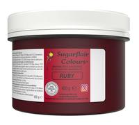 Sugarflair Colours Spectral Concentrated Paste Colours Ruby, Colorant Alimentaire Pâte, Nourriture Dye pour Fondant et Massepain - 400g