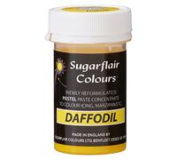 Sugarflair DAFFODIL YELLOW Pastel Paste Gel Edible Concentrated Food Colouring